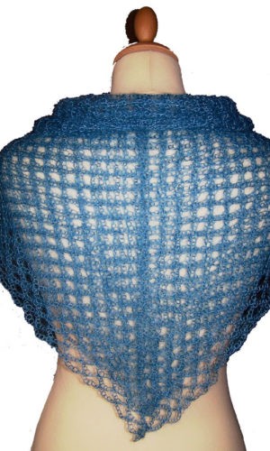 KIT à tricoter Cache cœur mohair et soie