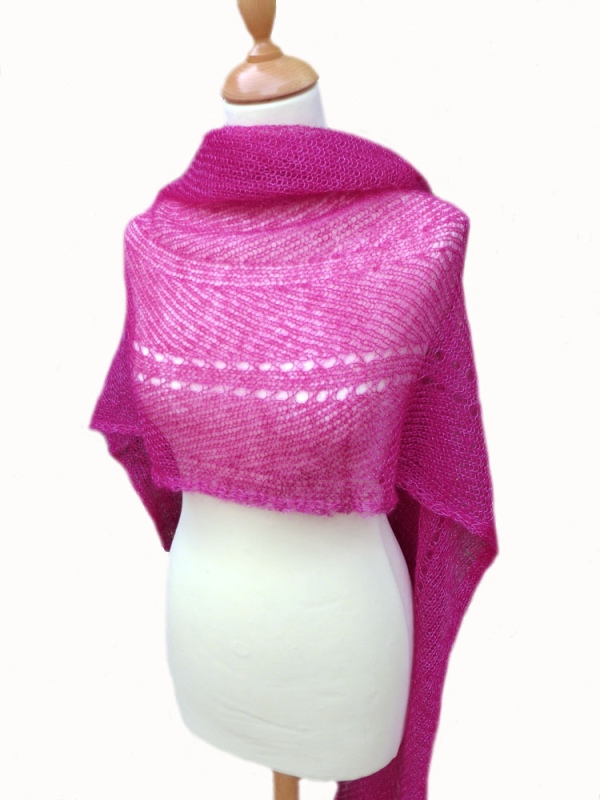etole mohair chevron rose thyrien