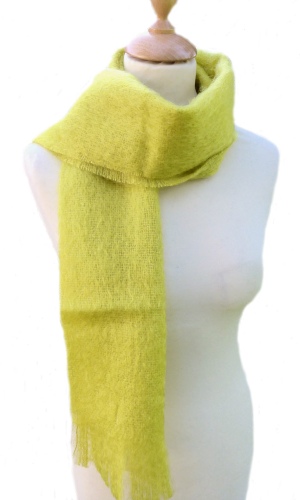 Echarpe tissée mohair et soie