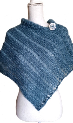 Châles et chauffe-epaules mohair et soie